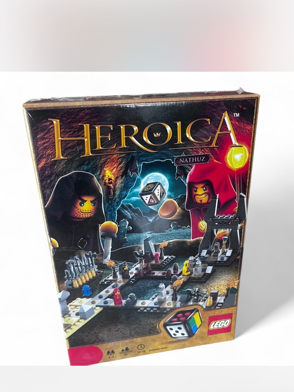Brand new factory sealed Lego Heroica Nathuz Board Game !